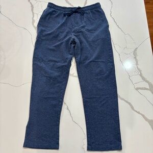 Eddie Bauer lounge joggers sweatpants men size Med navy blue